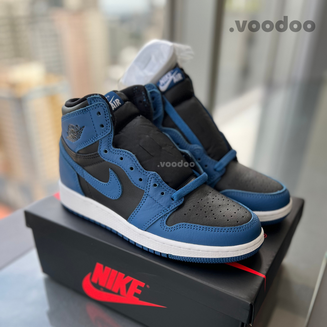 Air Jordan 1 Retro High OG GS (W) | DARK MARINA BLUE