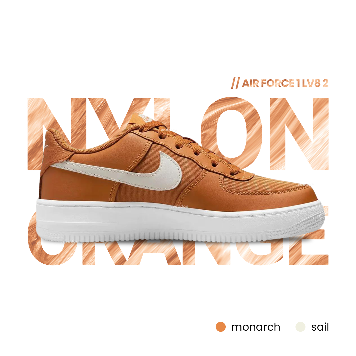 Air Force 1 LV8 2 GS (W) | NYLON ORANGE