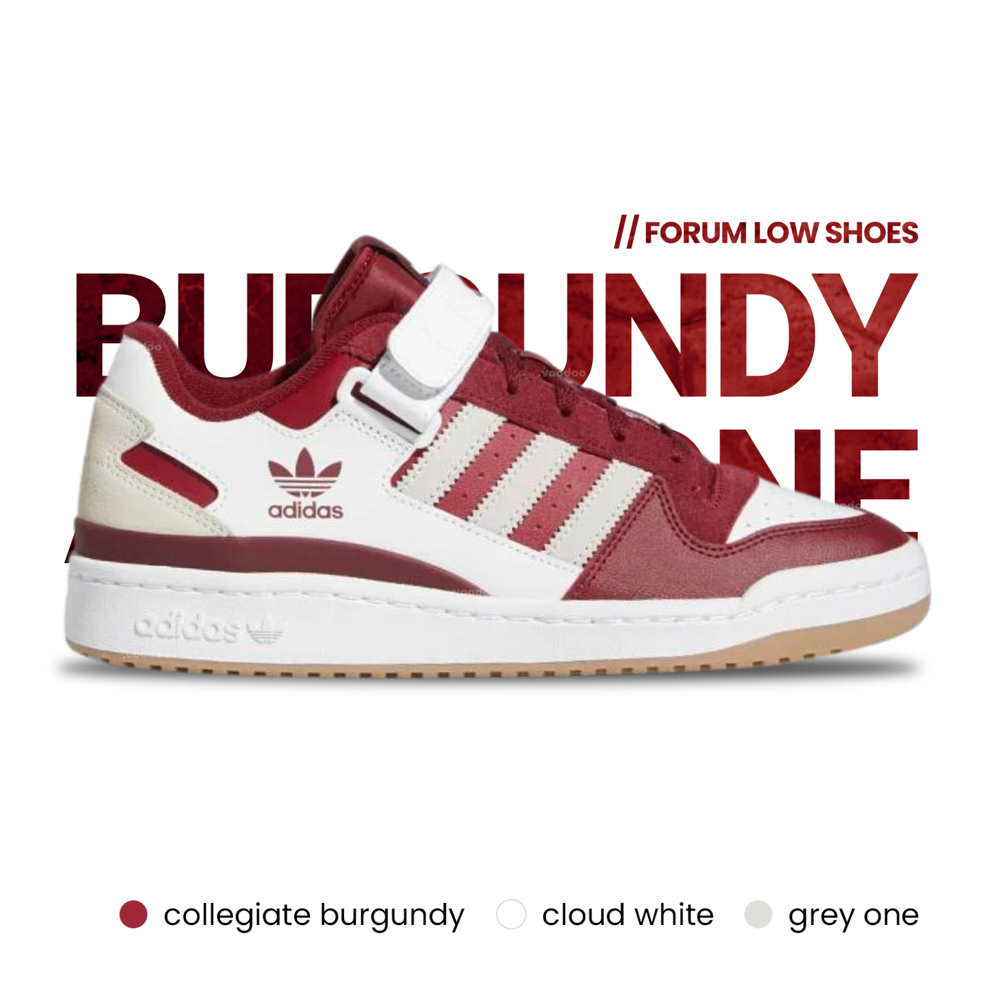 Adidas Forum Low (M) | BURGUNDY