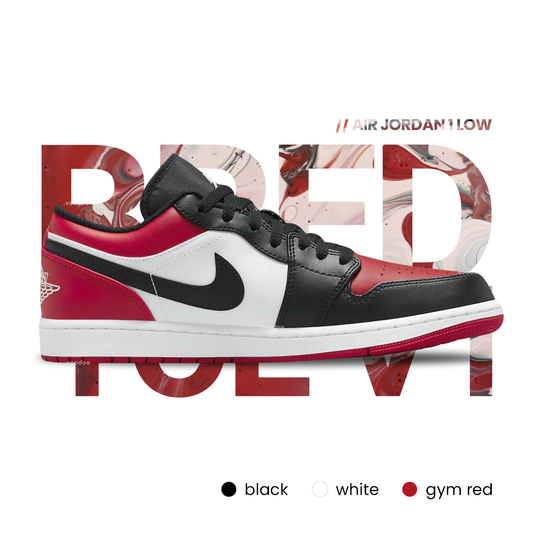 Air Jordan 1 Low (M) | BRED TOE